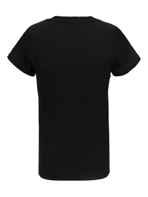 LOEWE Hollywood-print short-sleeves T-shirt - Black