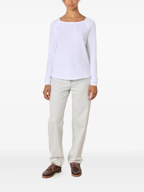 American Vintage Sonoma raglan long-sleeves T-shirt - White - zdjęcie produktu nr 2