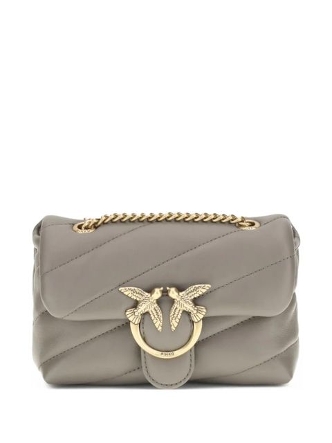 PINKO quilted birds shoulder bag - Grey - zdjęcie produktu nr 1