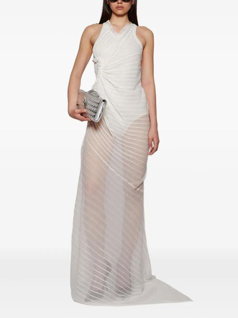 Victoria Beckham gathered sleeveless dress - White - zdjęcie produktu nr 2