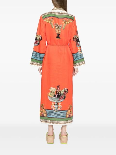 ALEMAIS Rocco shirt-dress - Orange