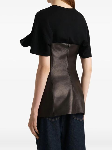 KHAITE asymmetric top - Black - zdjęcie produktu nr 2