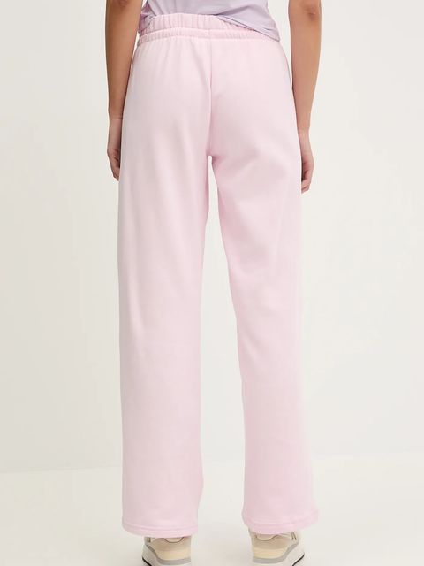 adidas spodnie dresowe Essentials Small Logo Feel Cozy damskie kolor różowy gładkie JI6053 - zdjęcie produktu nr 2