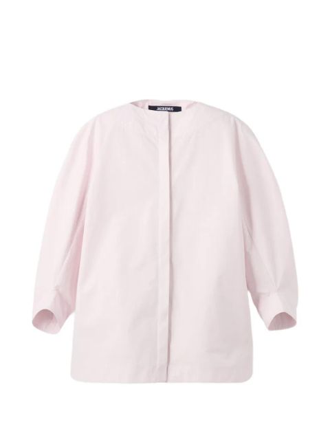 Jacquemus The Pittore collarless shirt - Pink - zdjęcie produktu nr 1