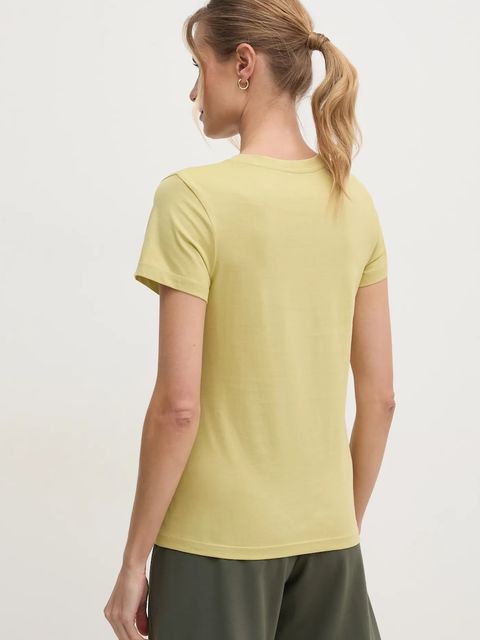 Calvin Klein Jeans t-shirt bawełniany 2-pack damski kolor żółty J20J219734