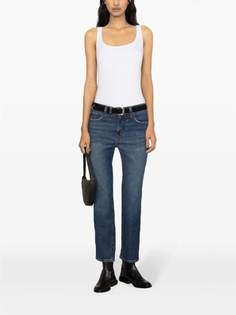 Lauren Ralph Lauren slim-leg cotton cropped jeans - Blue - zdjęcie produktu nr 2
