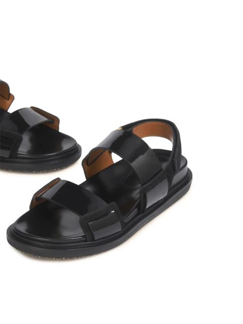 Marni patent sandals - Black
