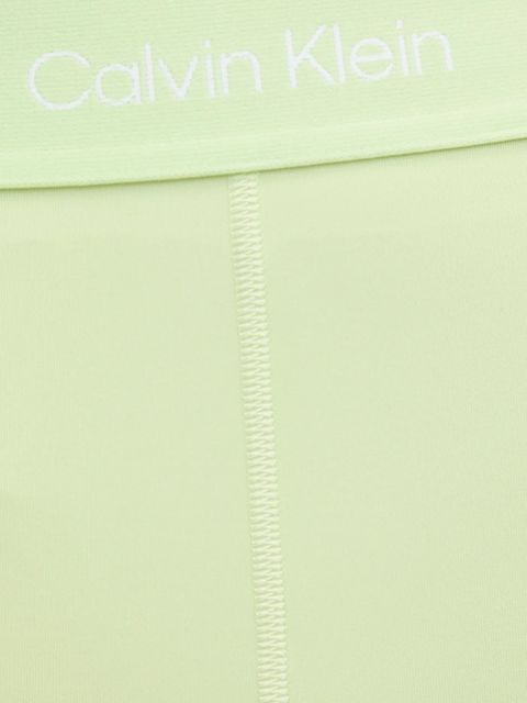 Calvin Klein Performance legginsy treningowe kolor zielony z nadrukiem LVGWS5L609