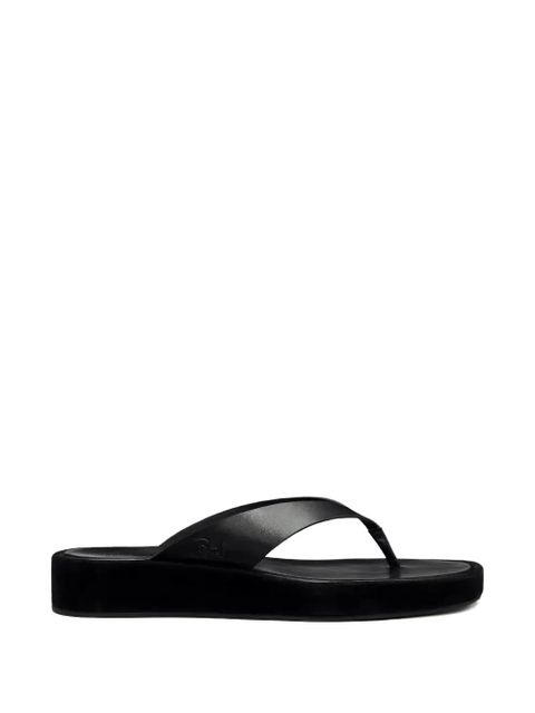 Reformation eden platform thong sandal - Black - zdjęcie produktu nr 1