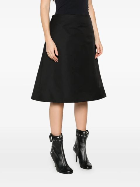 Alexander McQueen A-line skirt - Black