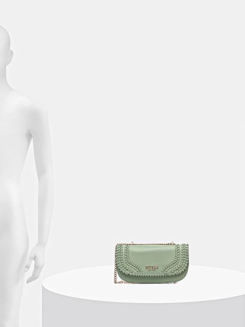 Guess torebka TATUM kolor zielony HWNG96 67210