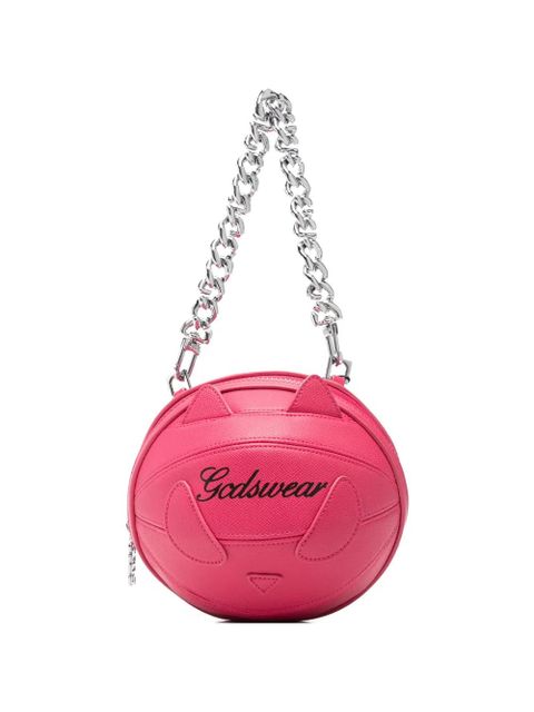 GCDS cat-shape chain-link tote bag - Pink - zdjęcie produktu nr 1
