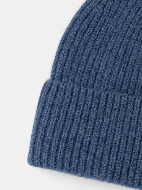 Answear.LAB czapka wełniana kolor fioletowy