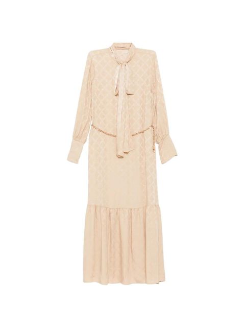 Michael Kors monogram maxi dress - Neutrals - zdjęcie produktu nr 1