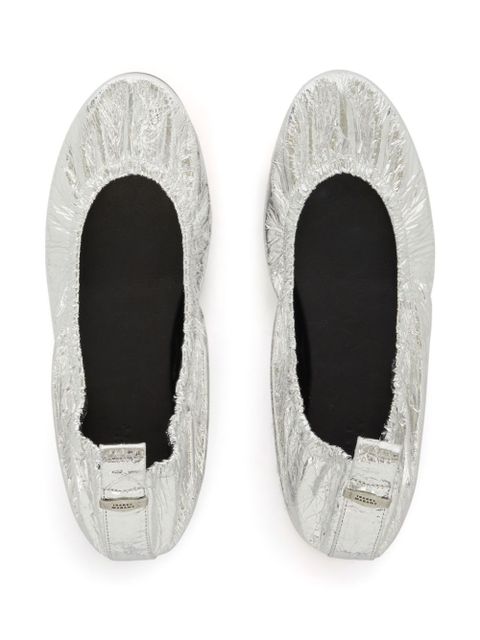 ISABEL MARANT Belna ballerina shoes - Silver