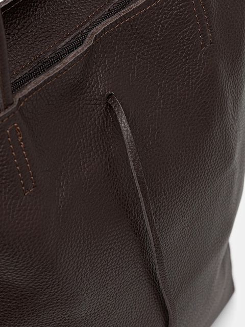 Answear.LAB torebka skórzana kolor brązowy - zdjęcie produktu nr 2