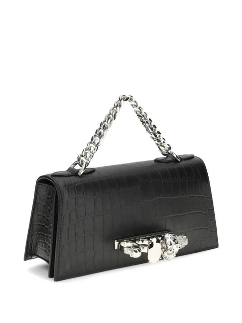 Alexander McQueen jewelled mini shoulder bag - Black - zdjęcie produktu nr 2