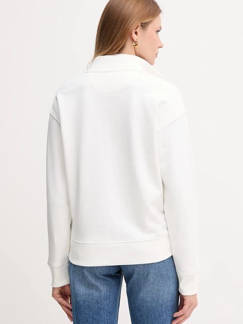 Gant bluza bawełniana damska kolor biały z aplikacją 4204215 - zdjęcie produktu nr 2