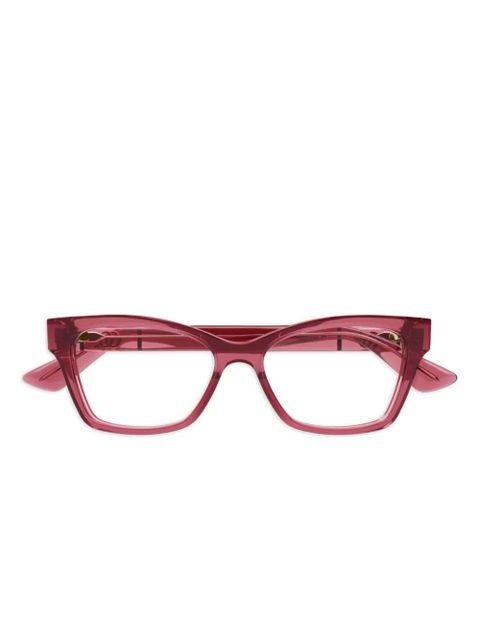 Gucci Eyewear GG logo glasses - Pink - zdjęcie produktu nr 1