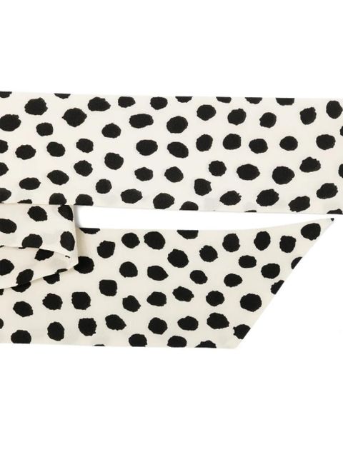 Chloé polka-dot scarf - Neutrals