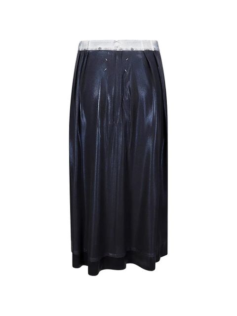 Maison Margiela four-stitch midi skirt - Blue - zdjęcie produktu nr 2