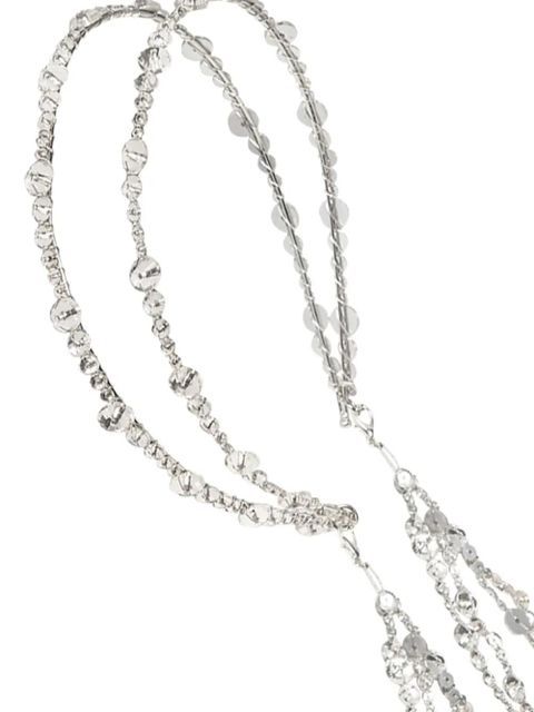 Jennifer Behr beaded loretta headband - Silver - zdjęcie produktu nr 2