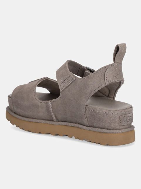 UGG sandały Goldenstar Hi damskie kolor brązowy na platformie 1167356-SKP