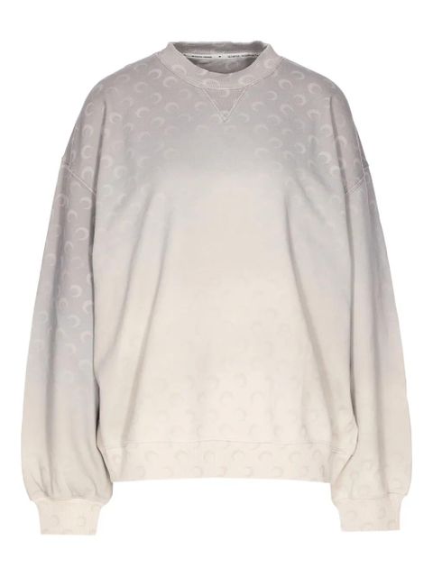 Marine Serre Moon-logo sweatshirt - Grey - zdjęcie produktu nr 1