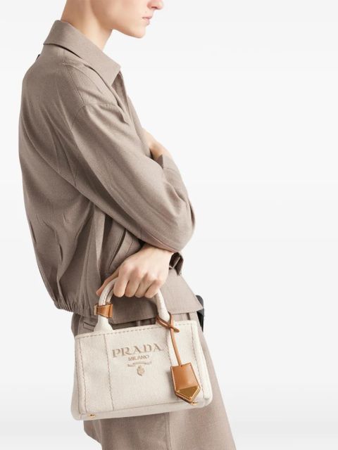 Prada Jardinière mini bag - Neutrals