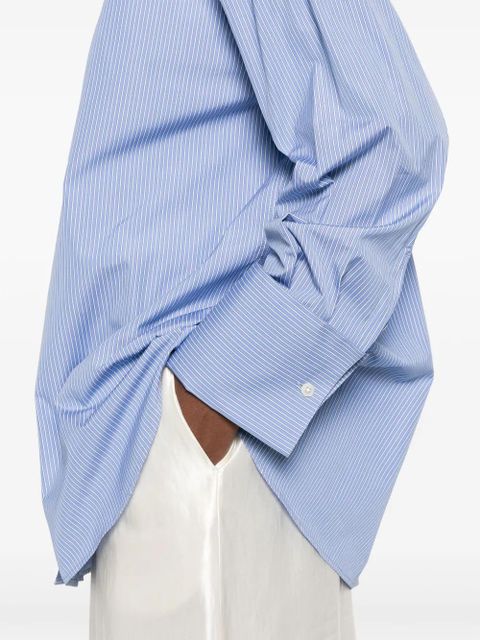 Róhe striped shirt - Blue