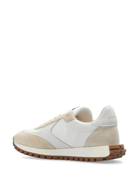 Gianvito Rossi Gravel panelled sneakers - White