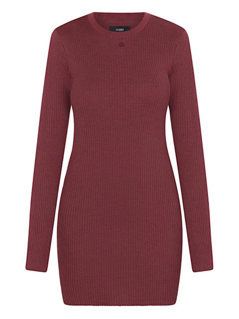 AMIRI long-sleeve mini dress - Red - zdjęcie produktu nr 1