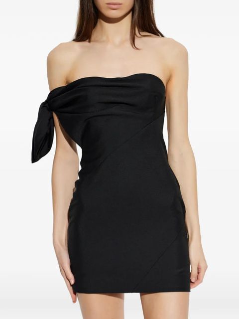 Givenchy bow-detail draped dress - Black