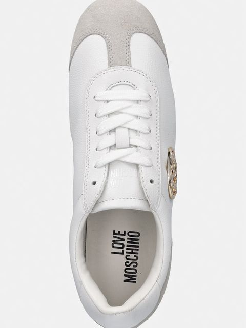 Love Moschino sneakersy skórzane