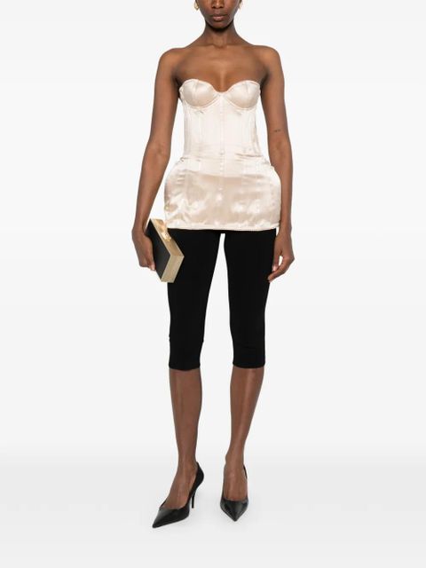 Magda Butrym ribbed capri-length trousers - Black - zdjęcie produktu nr 2