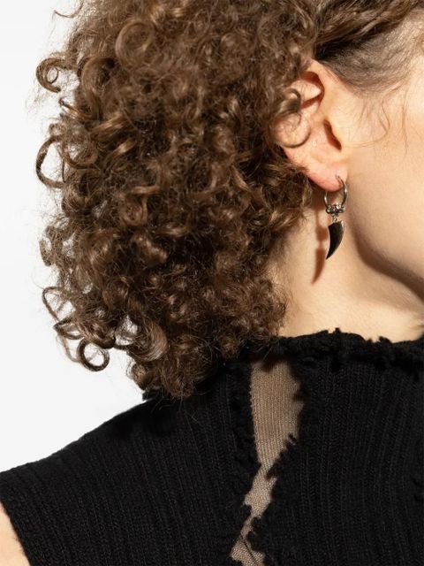 Alexander McQueen Tiger Claw earrings - Silver - zdjęcie produktu nr 2