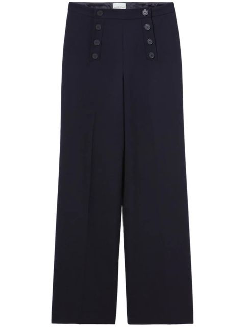 Claudie Pierlot flared sailor trousers - Blue - zdjęcie produktu nr 1