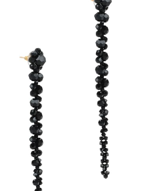 Simone Rocha bead drip earrings - Black
