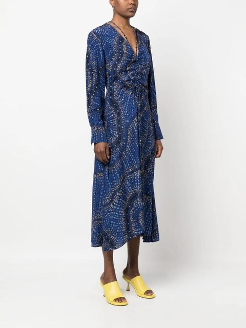 Altuzarra Mila V-neck dress - Blue - zdjęcie produktu nr 2