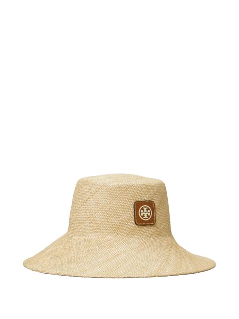 Tory Burch straw bucket hat - Neutrals - zdjęcie produktu nr 1