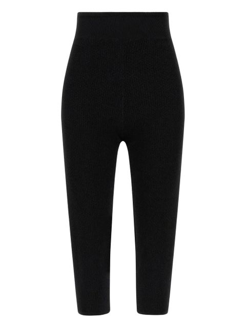 Chloé knitted perforated leggings - Black - zdjęcie produktu nr 2