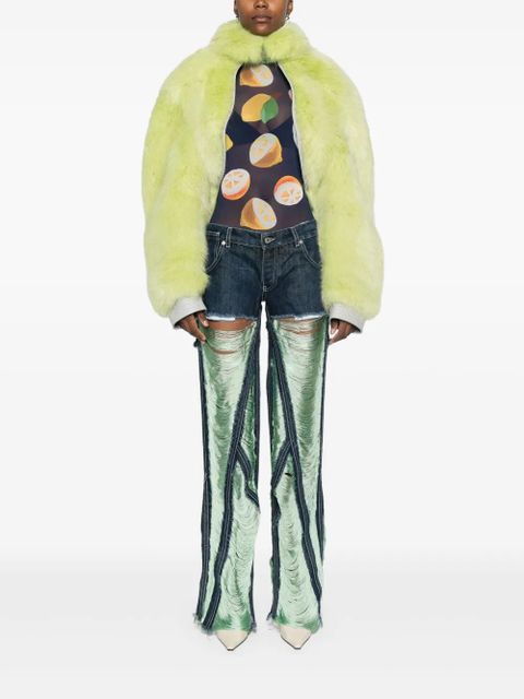 Off-White shredded jeans - Blue - zdjęcie produktu nr 2