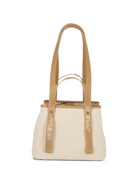 Off-White logo-strap tote bag - Neutrals - zdjęcie produktu nr 2