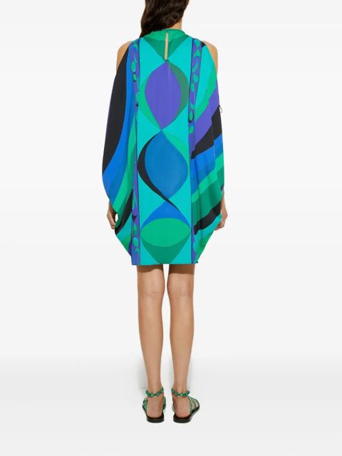 PUCCI Iride-print dress - Blue