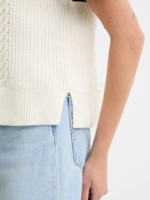 Levi's kamizelka z dodatkiem wełny damski kolor beżowy ciepły 0038D