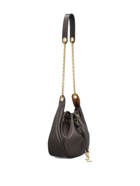 Saint Laurent Paris drawstring chain bucket bag - Brown - zdjęcie produktu nr 2