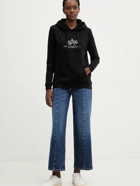 Alpha Industries bluza Basic Hoodie BL Mirror Leo W - zdjęcie produktu nr 1