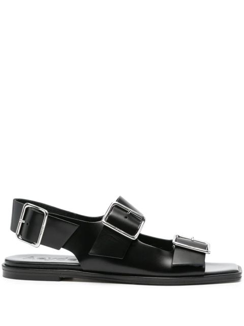 Aeyde Thekla buckled sandals - Black