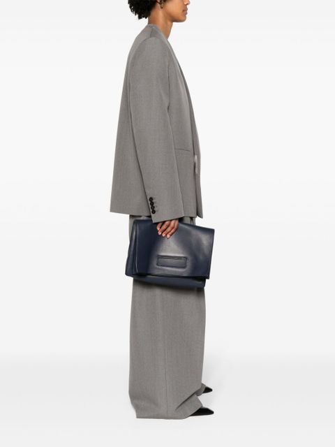 KHAITE Hudson leather tote bag - Blue