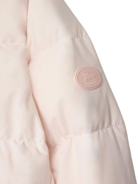 Burberry Vintage Check-trimmed puffer jacket - Pink - zdjęcie produktu nr 2